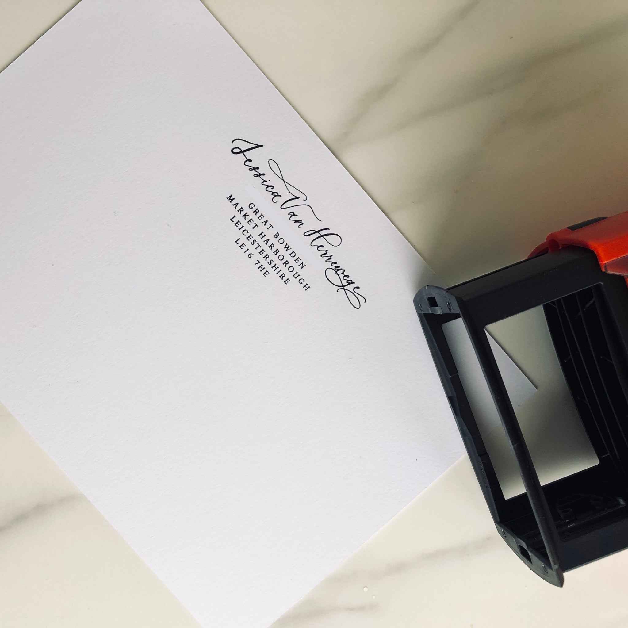 personalised stamp