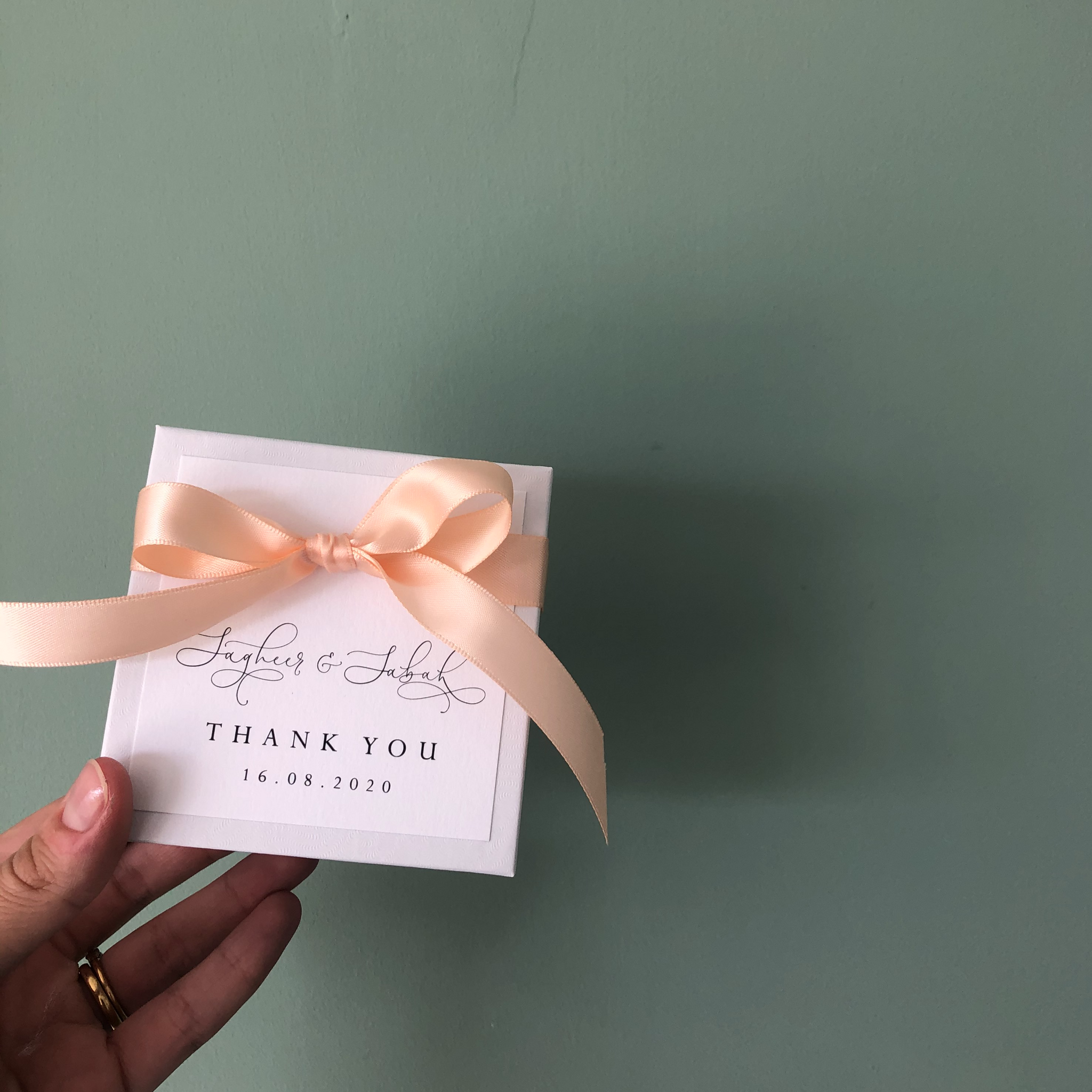 wedding favour box