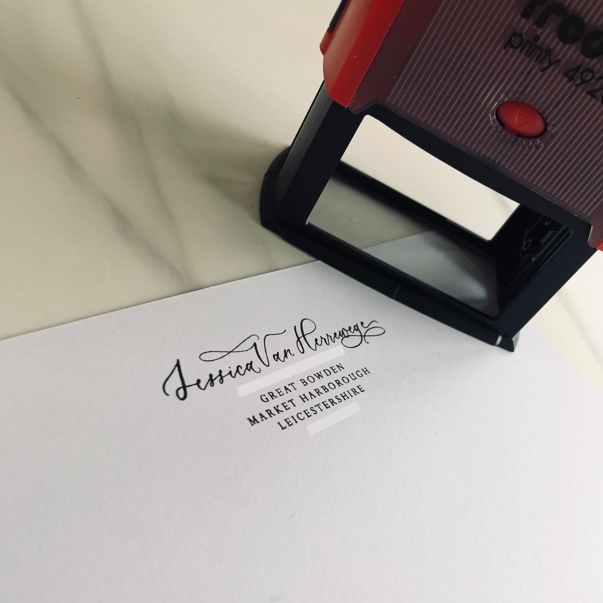 personalised stamp
