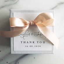 Load image into Gallery viewer, bespoke wedding favour box