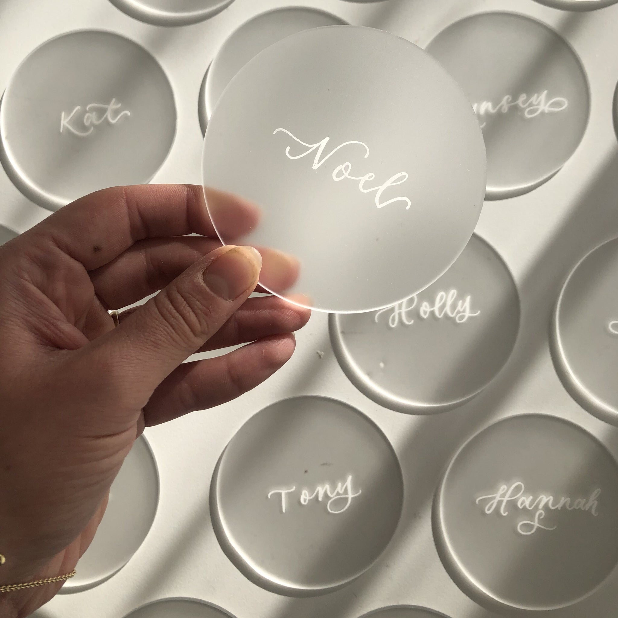 Acrylic Wedding Favours