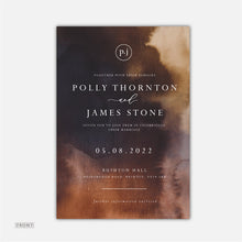 Load image into Gallery viewer, Burnt Silk Wedding Invitation