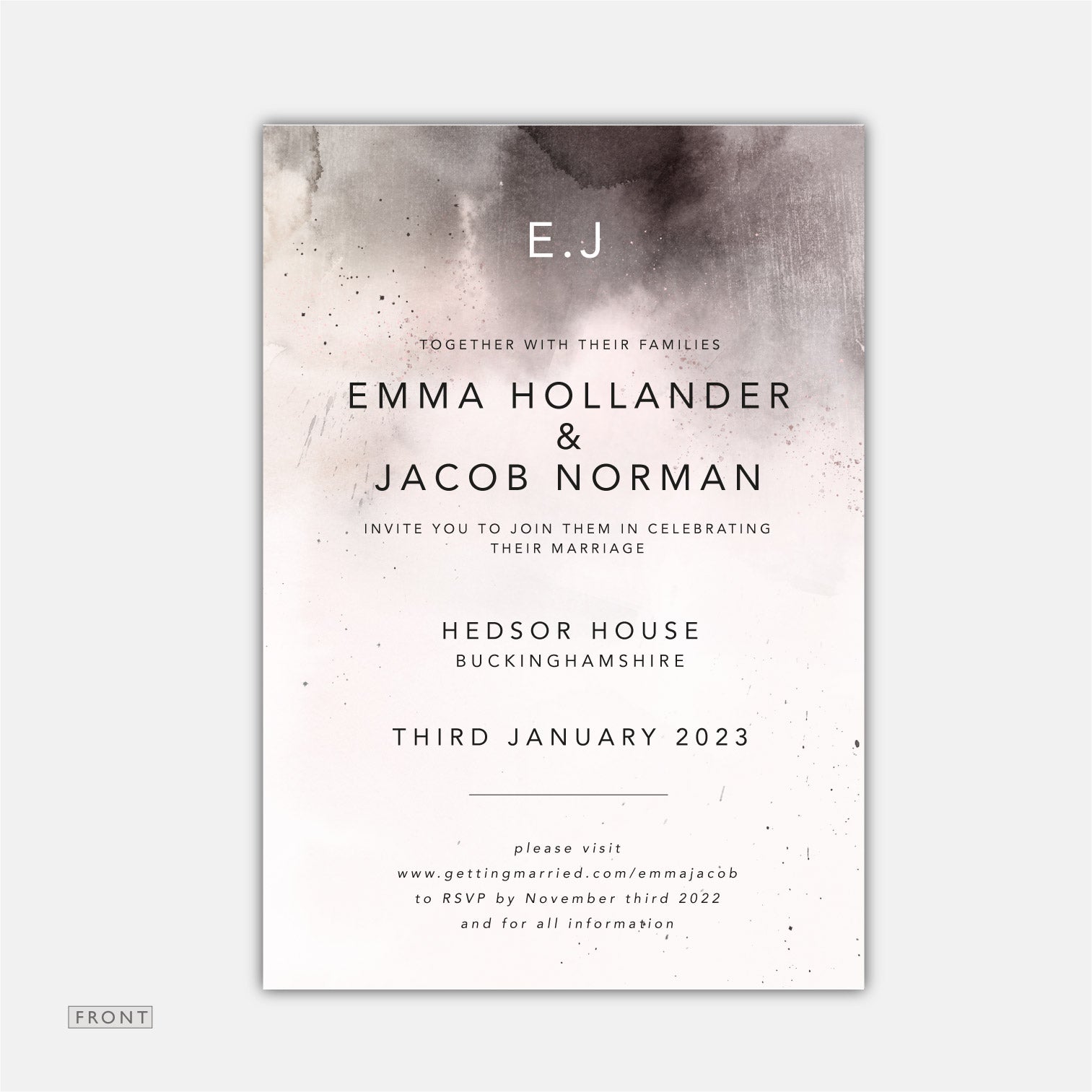 Cecil Wedding Invitation