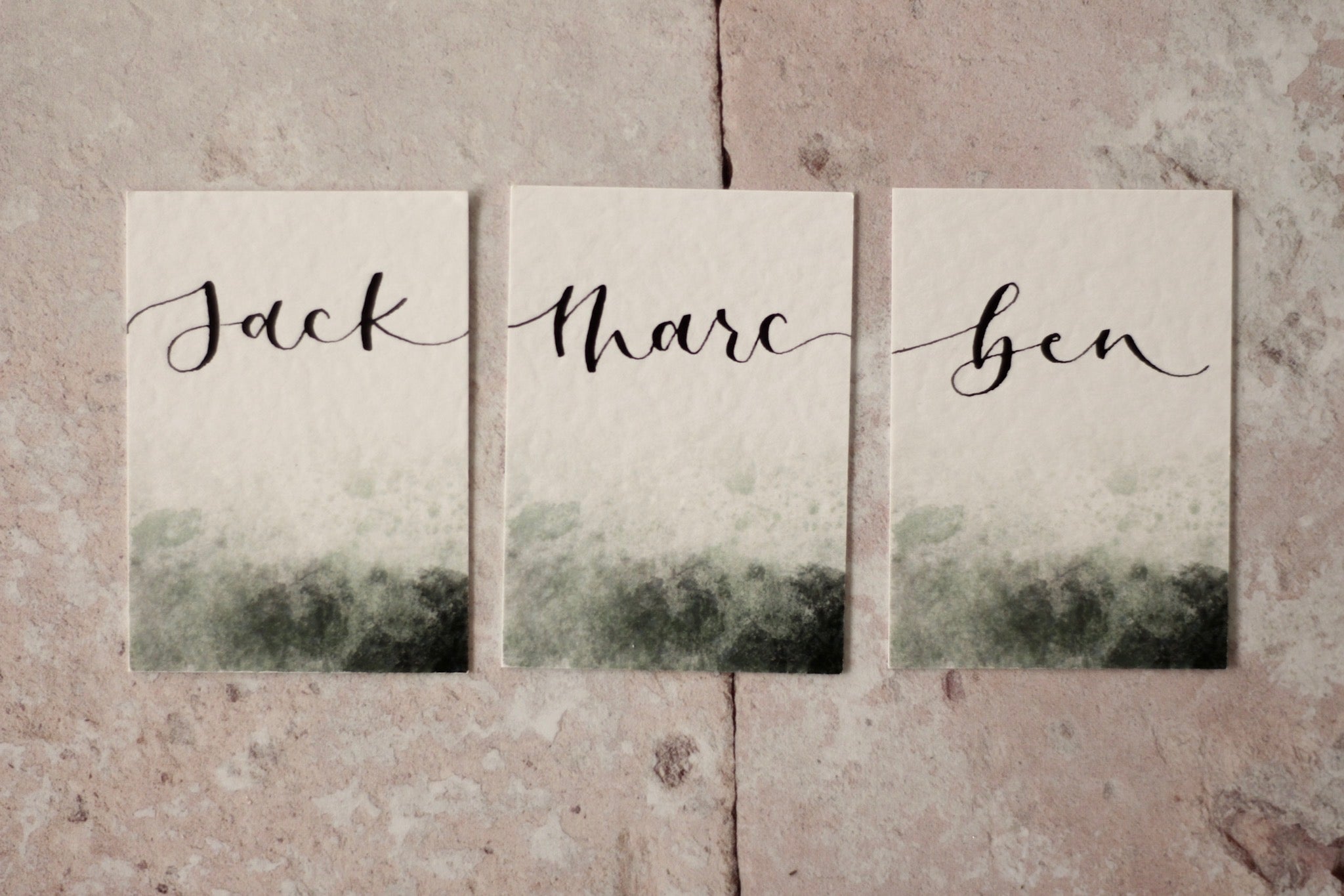 Green Smoke Place Cards