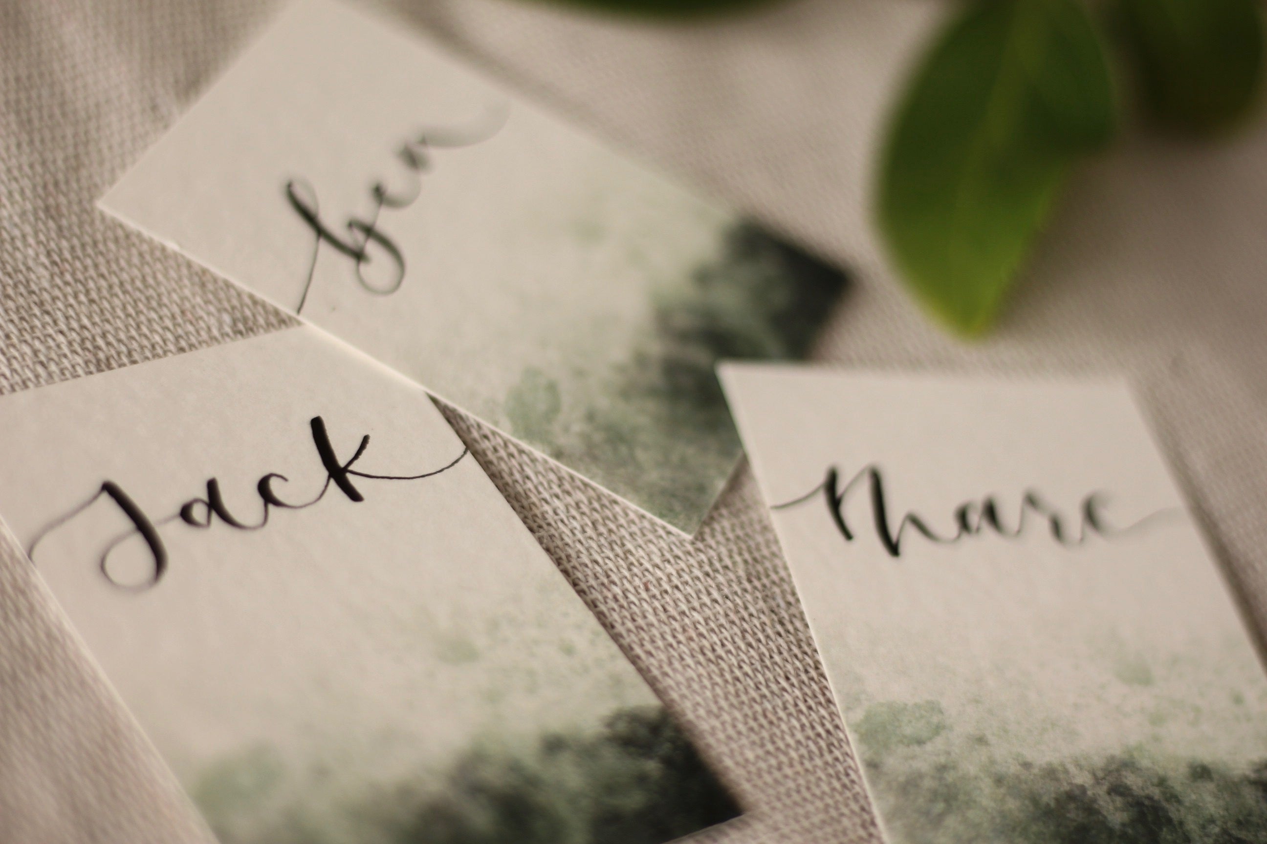 Green Smoke Place Cards