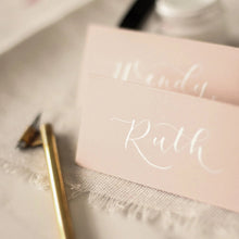Load image into Gallery viewer, modern calligraphy name tags