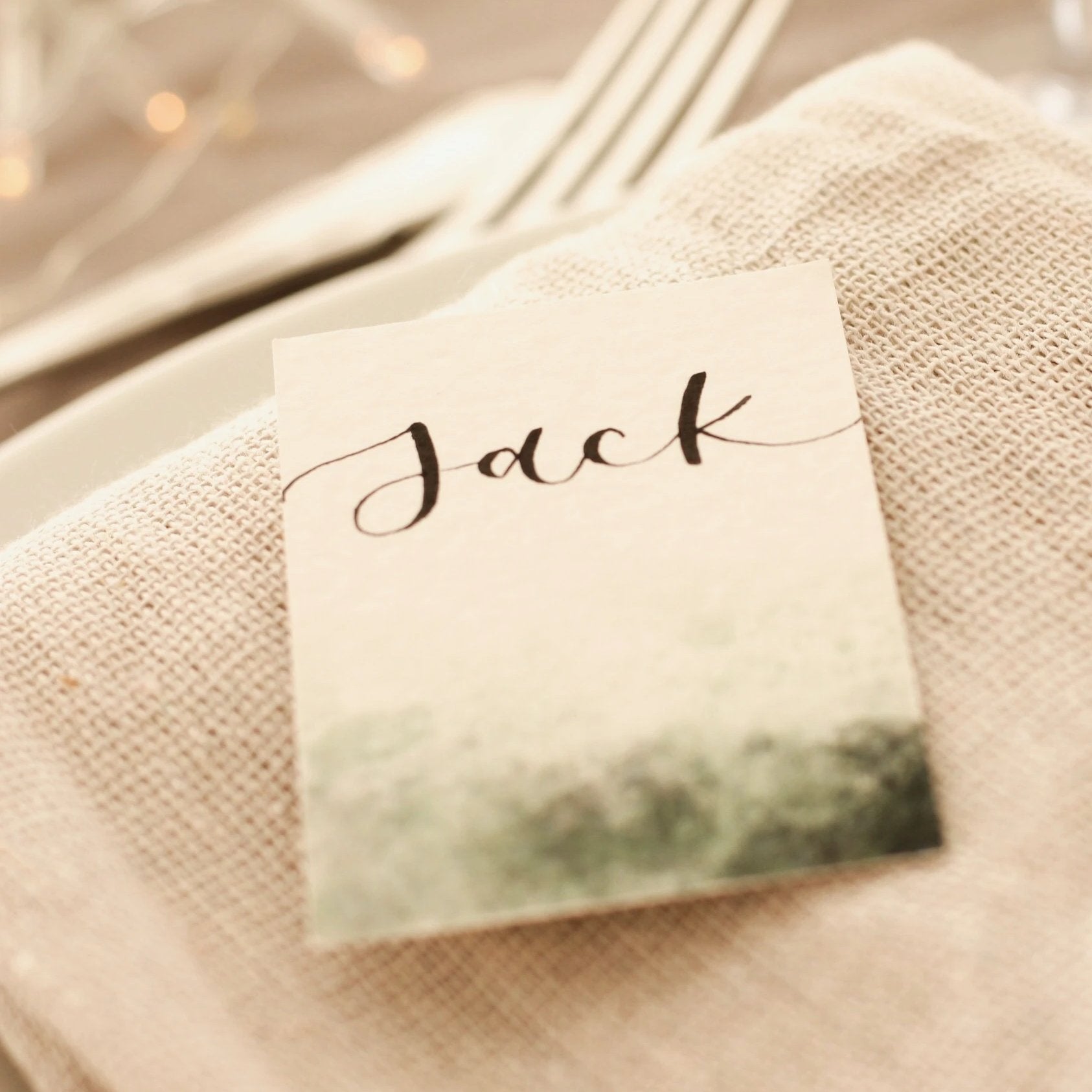 Green Smoke Place Cards