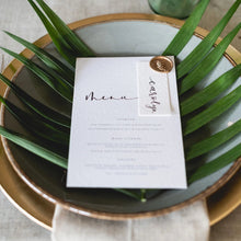 Load image into Gallery viewer, menu and place card combo