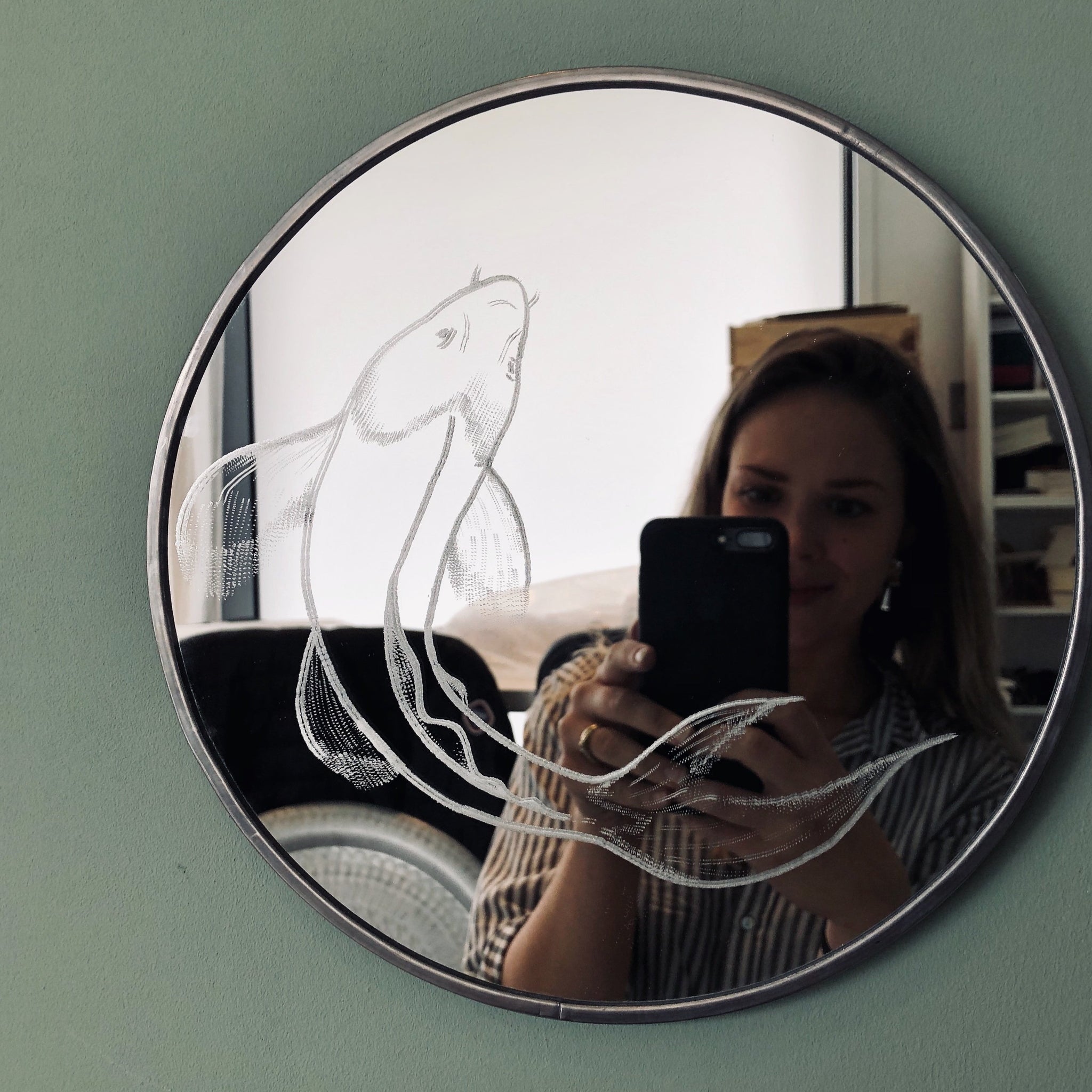 circle mirror - homewares