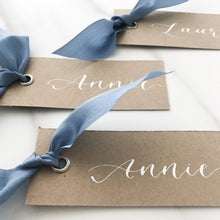 Load image into Gallery viewer, Powder Blue &amp; Kraft Place Cards