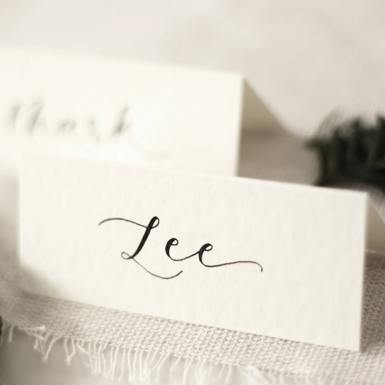 Ivory Place Cards