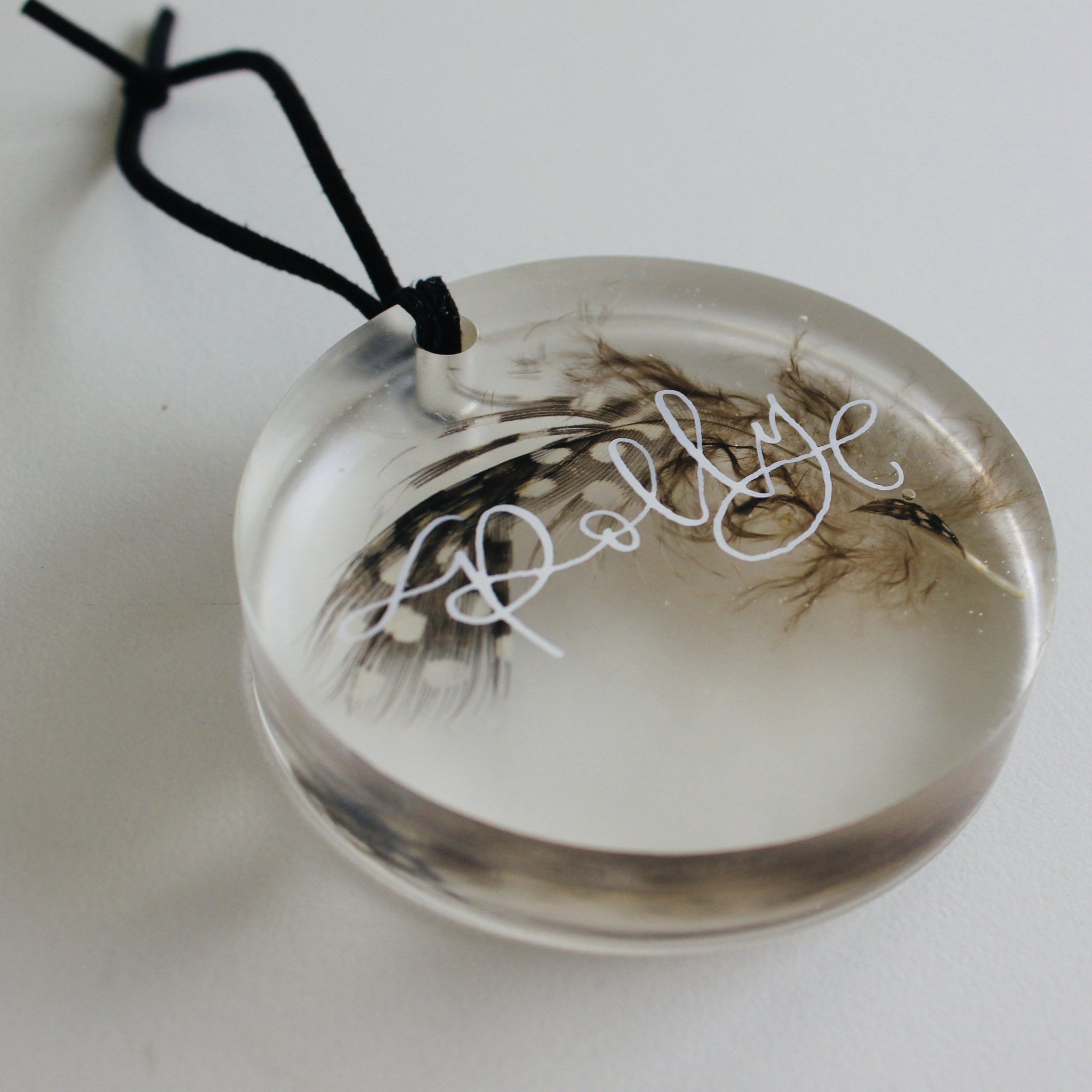 Personalised Baubles - Pheasant Feather