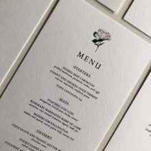 Load image into Gallery viewer, wedding breakfast menu
