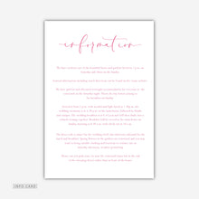 Load image into Gallery viewer, Pink Watercolour Invitation