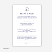 Load image into Gallery viewer, Navy Water Invitation