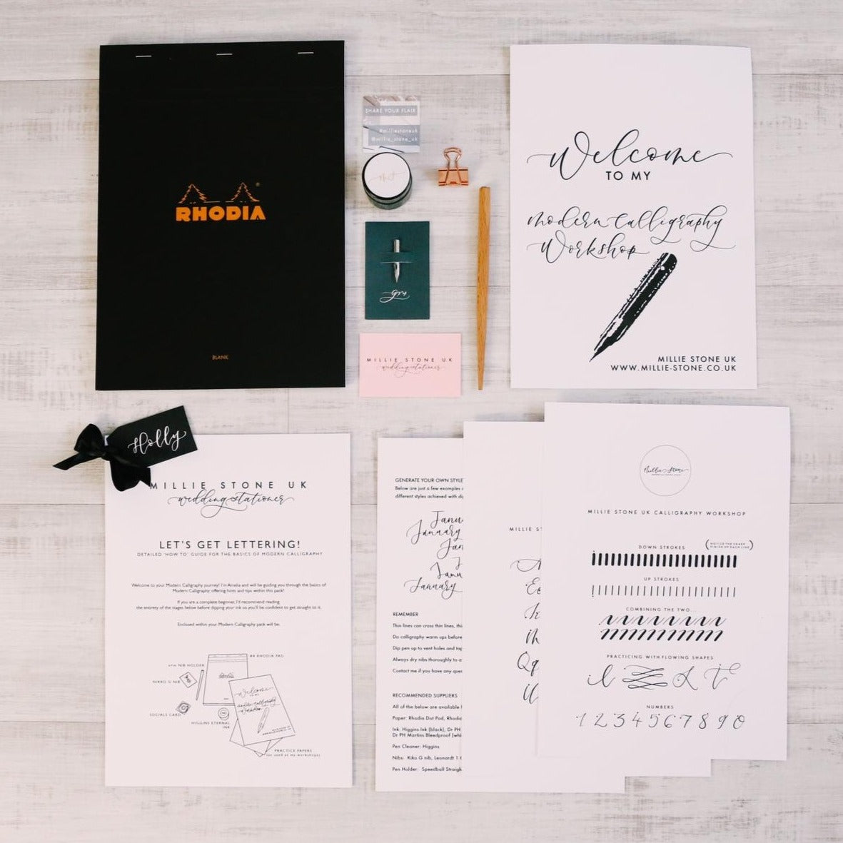 entire calligraphy kit