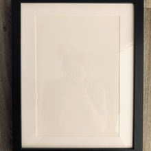 Load image into Gallery viewer, framed calligraphy white