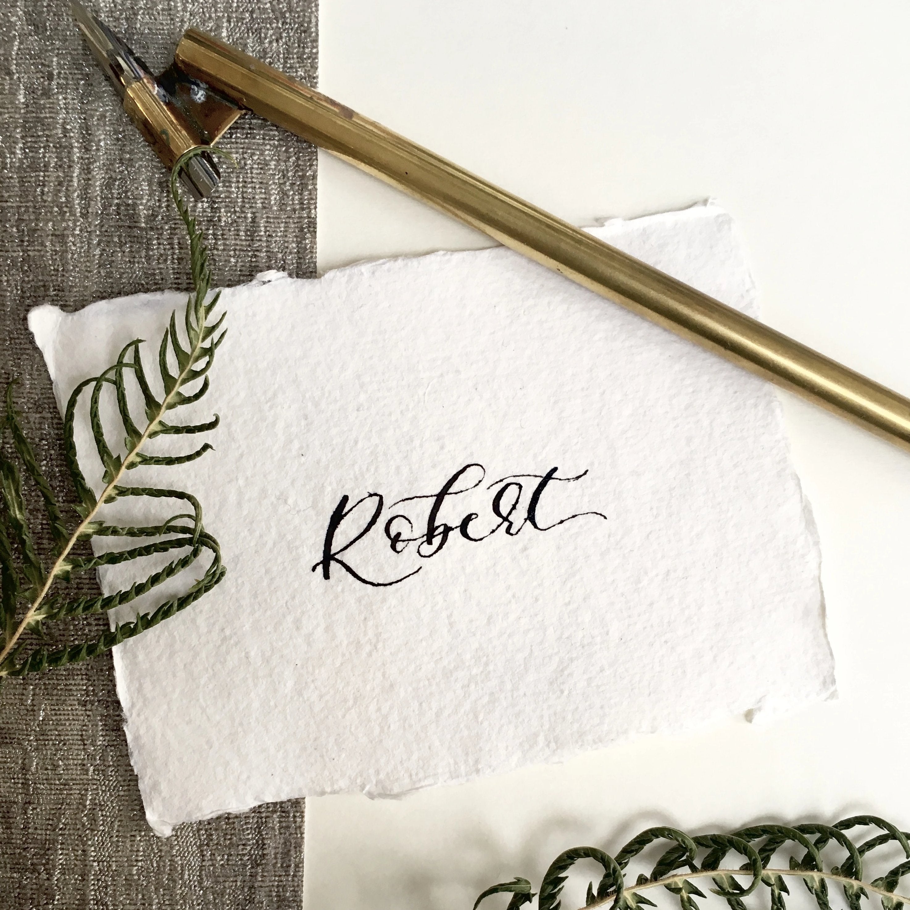 Cotton Rag Place Cards