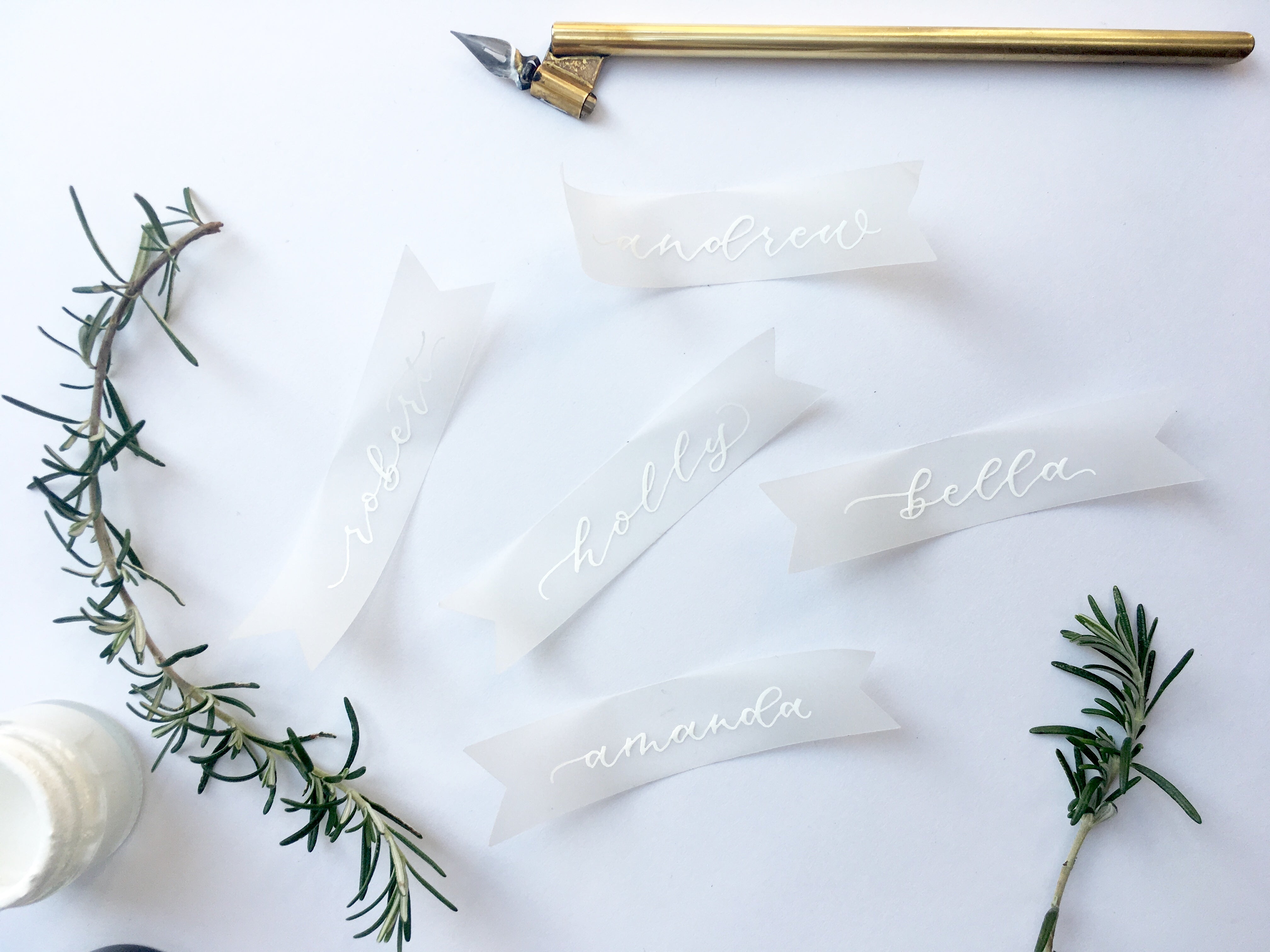 Vellum Place Cards