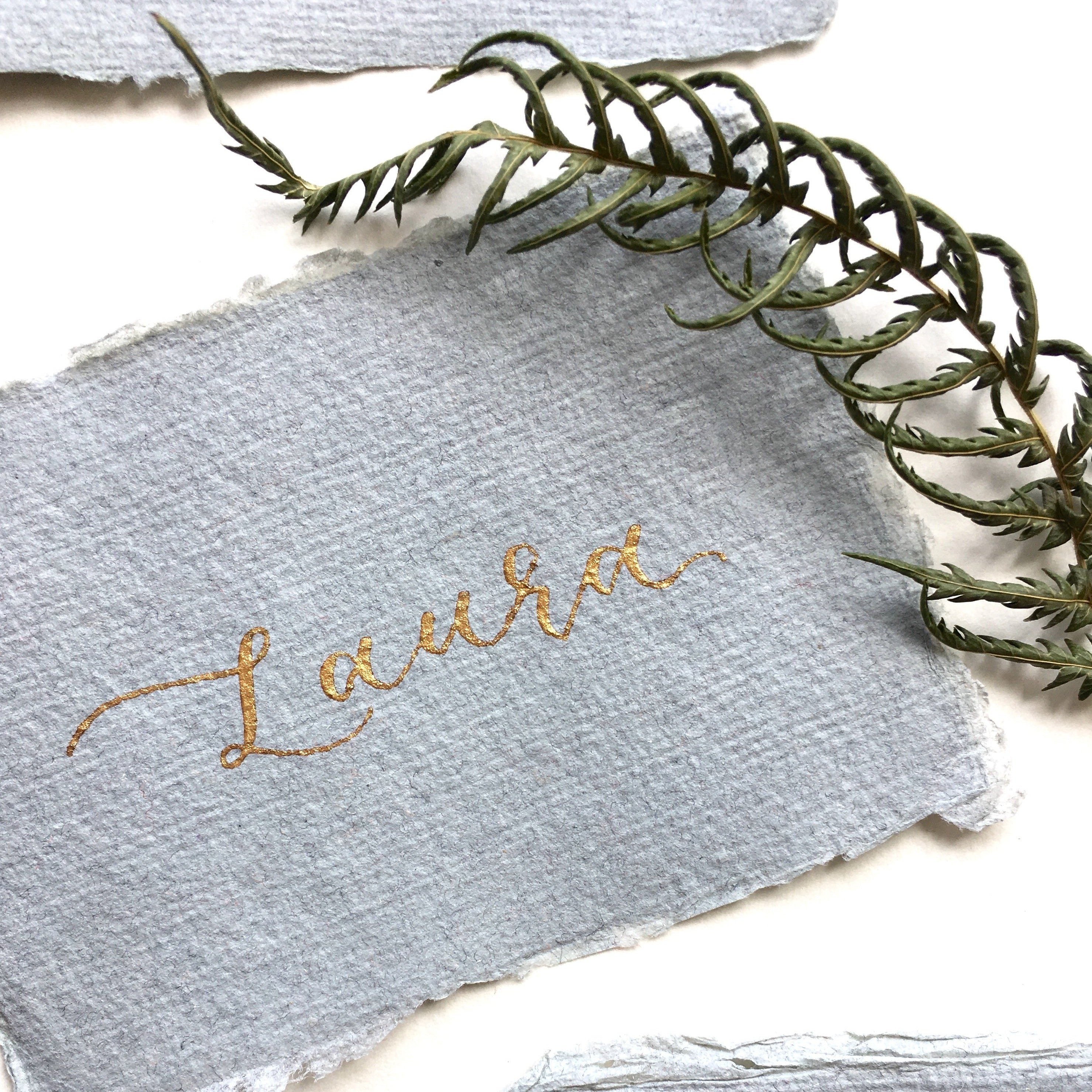 Cotton Rag Place Cards