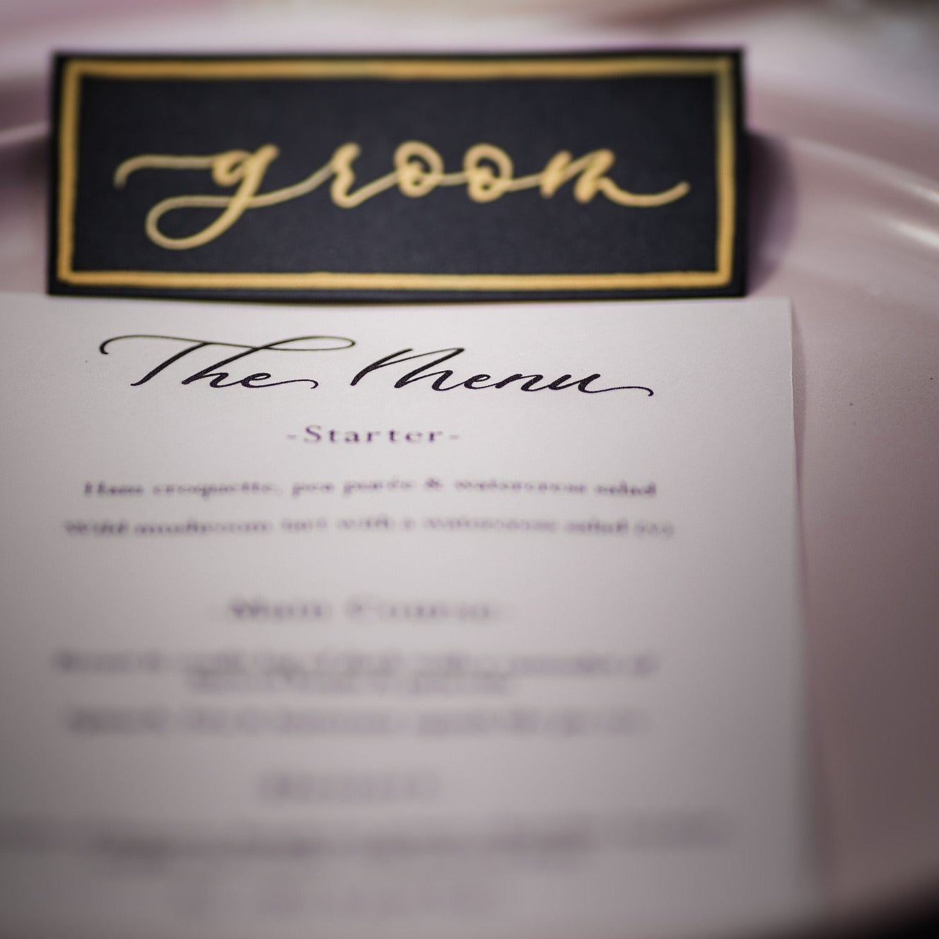 Soft Vellum Menu