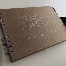Load image into Gallery viewer, guestbook rustic