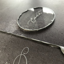 Load image into Gallery viewer, silver wedding name