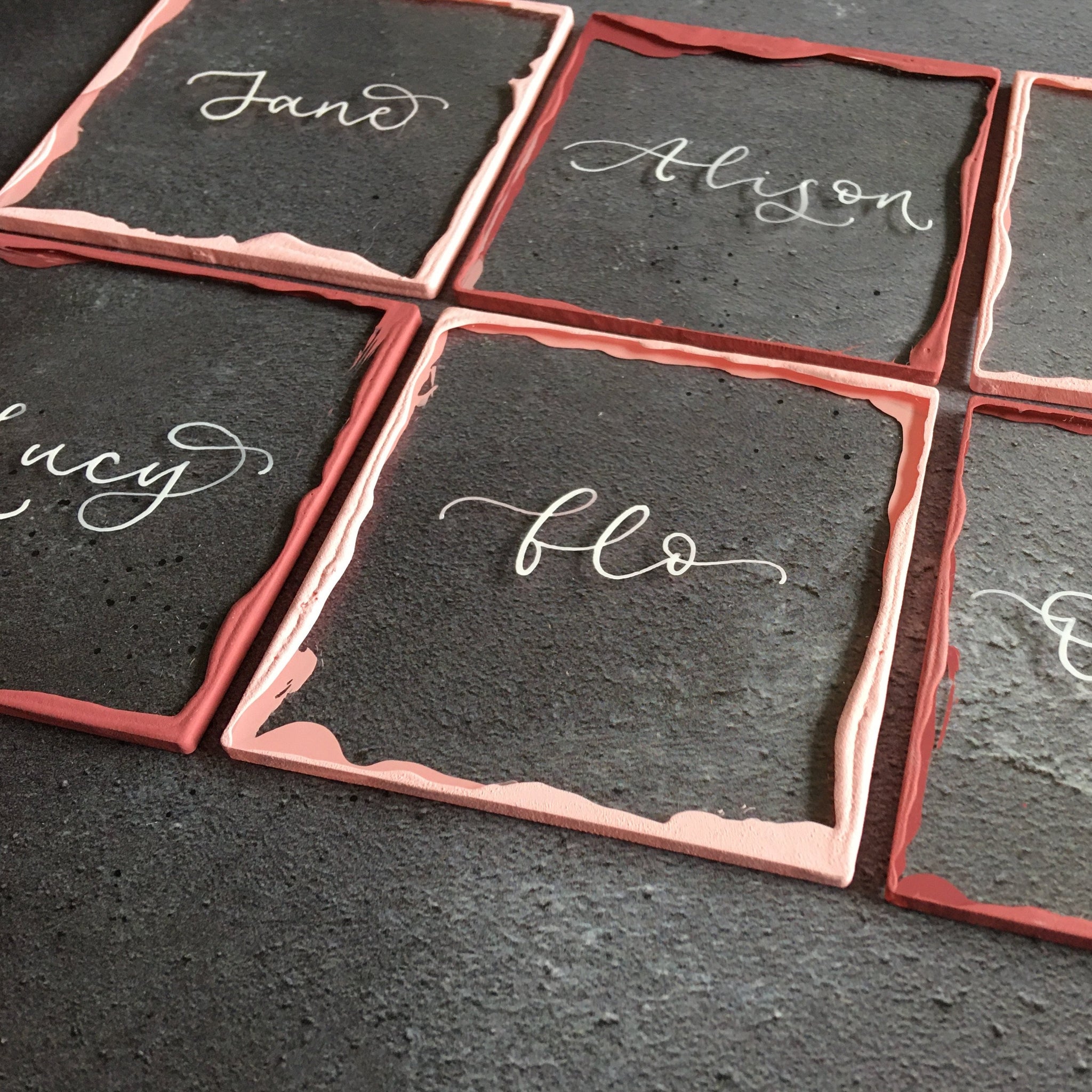 Calligraphy place cards