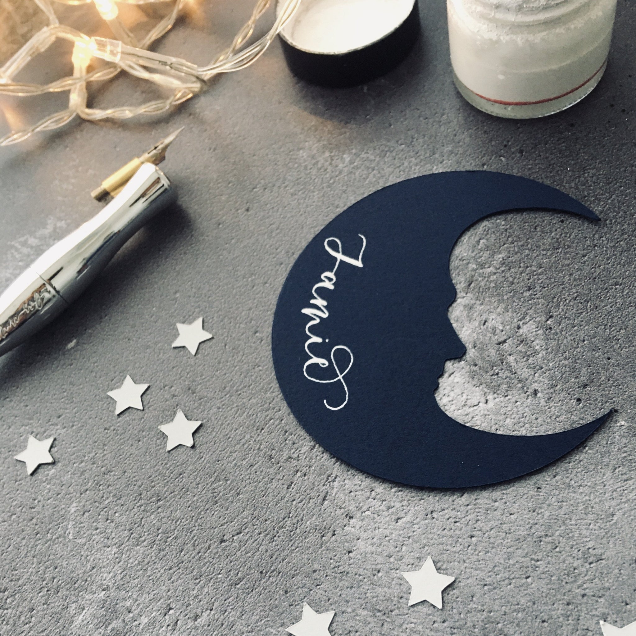 Man in the Moon Place Cards