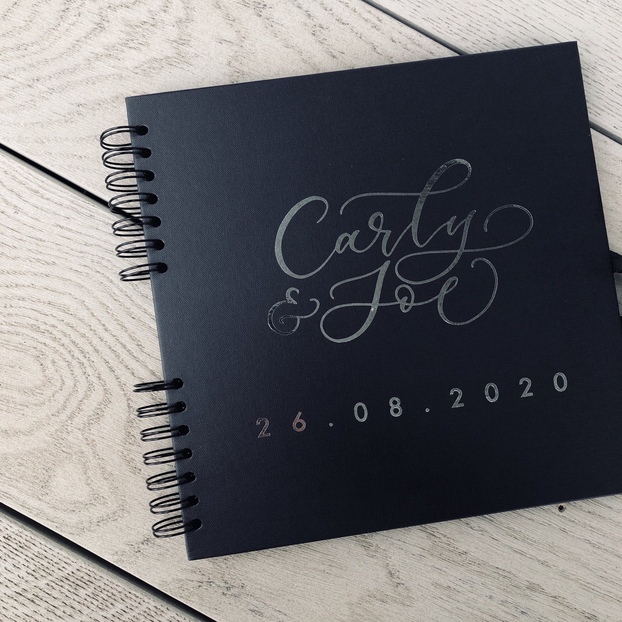 personalised wedding book