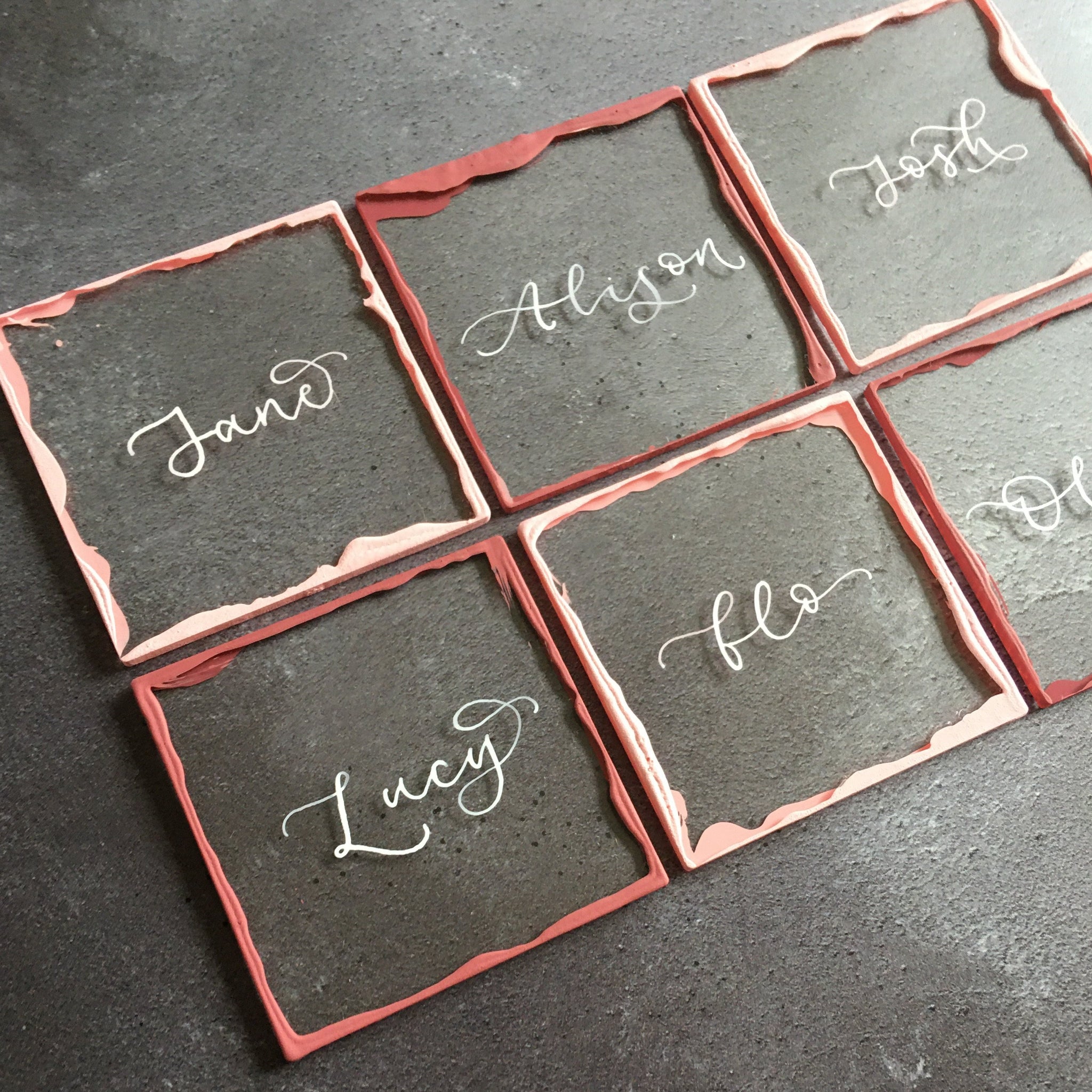 Blush & Rose Acrylic Place Cards