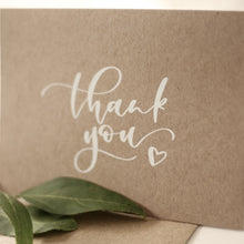 Load image into Gallery viewer, Rustic Thank You Card Pack