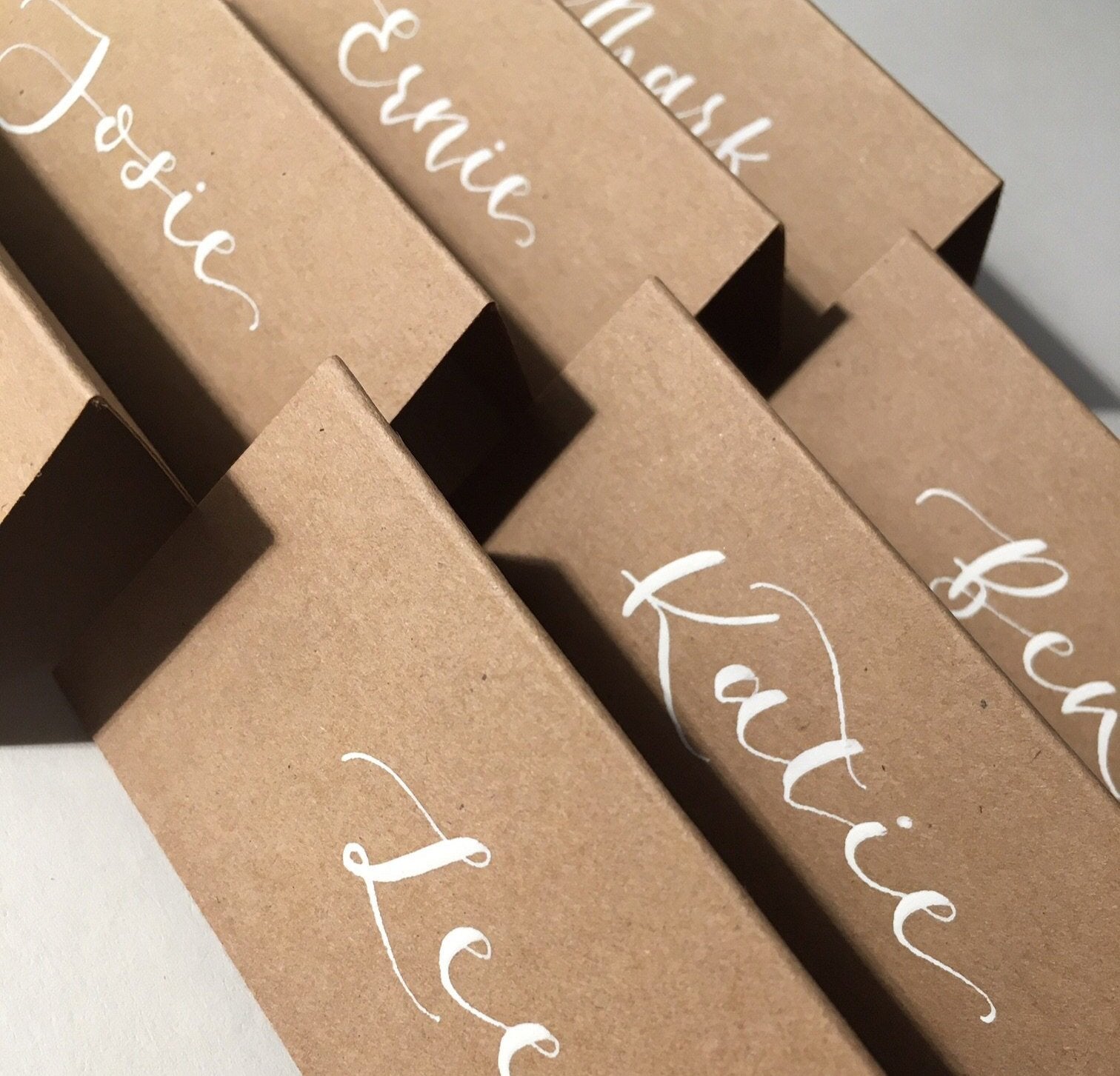 Rustic Tent Place Cards